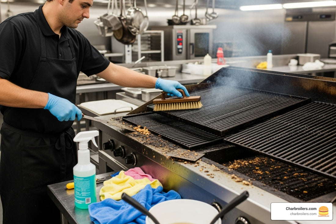 Beyond the Burn: A Step-by-Step Guide to Commercial Charbroiler Cleaning