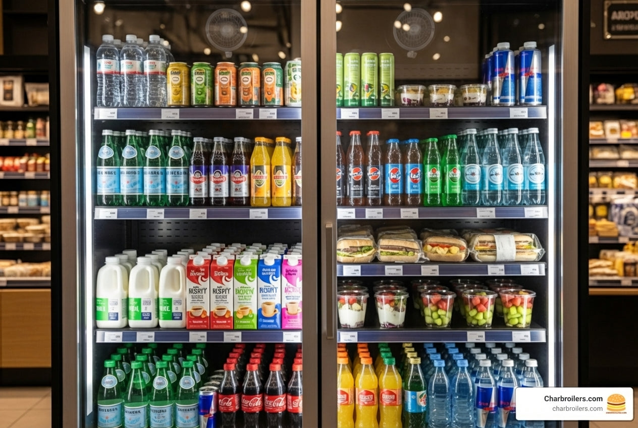 Upright Display Fridge: Boost Sales, 3 Key Benefits – Charbroilers