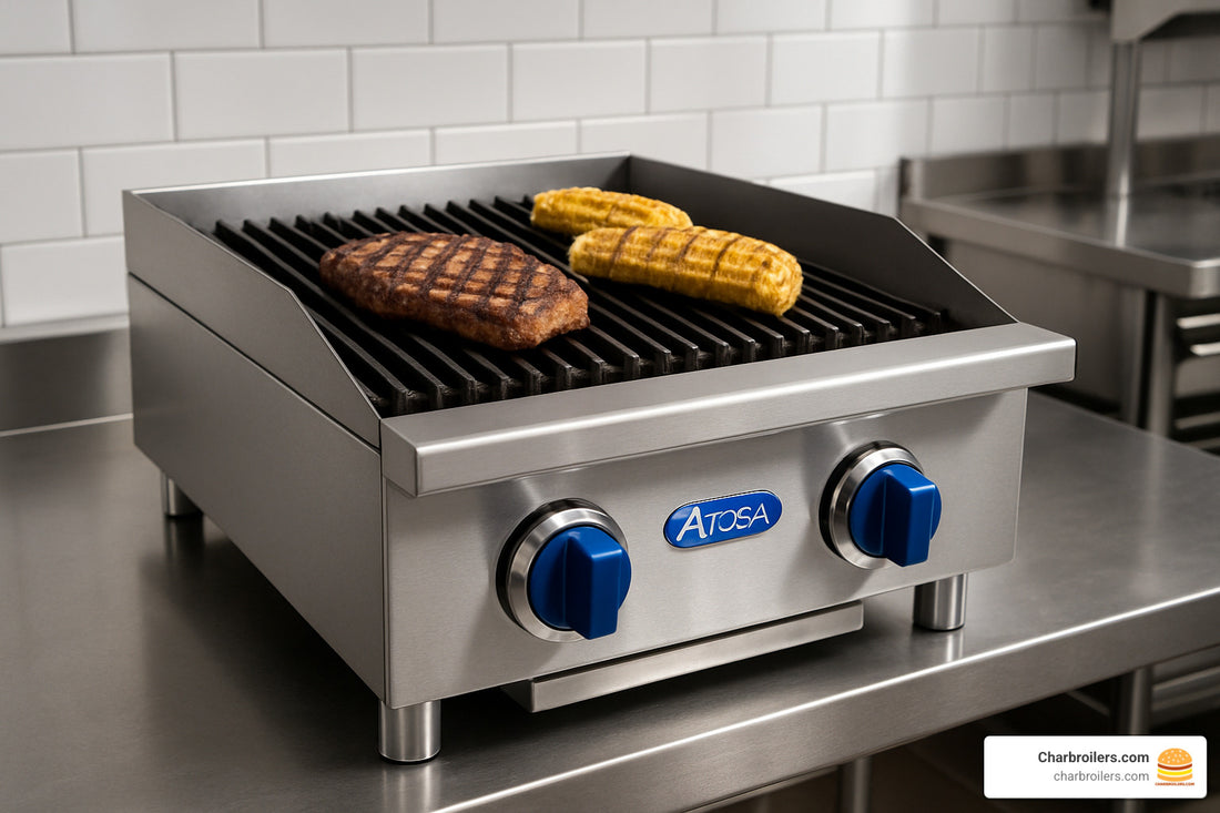 Small Grill, Big Thrill – Meet the Atosa 24 Charbroiler