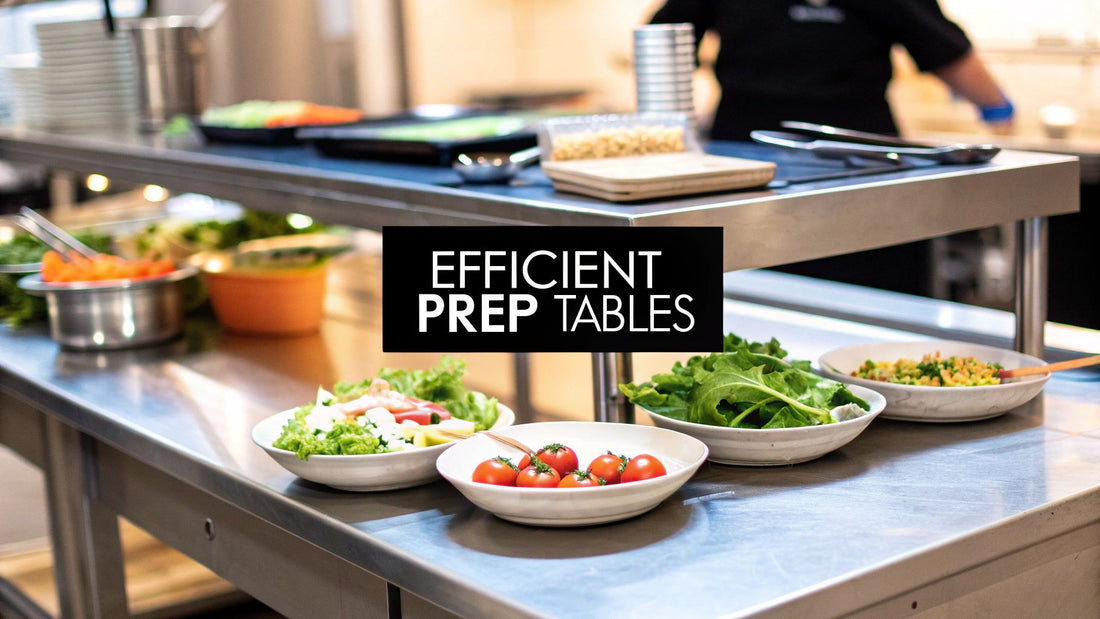 Top Restaurant Prep Tables for Efficient Kitchens