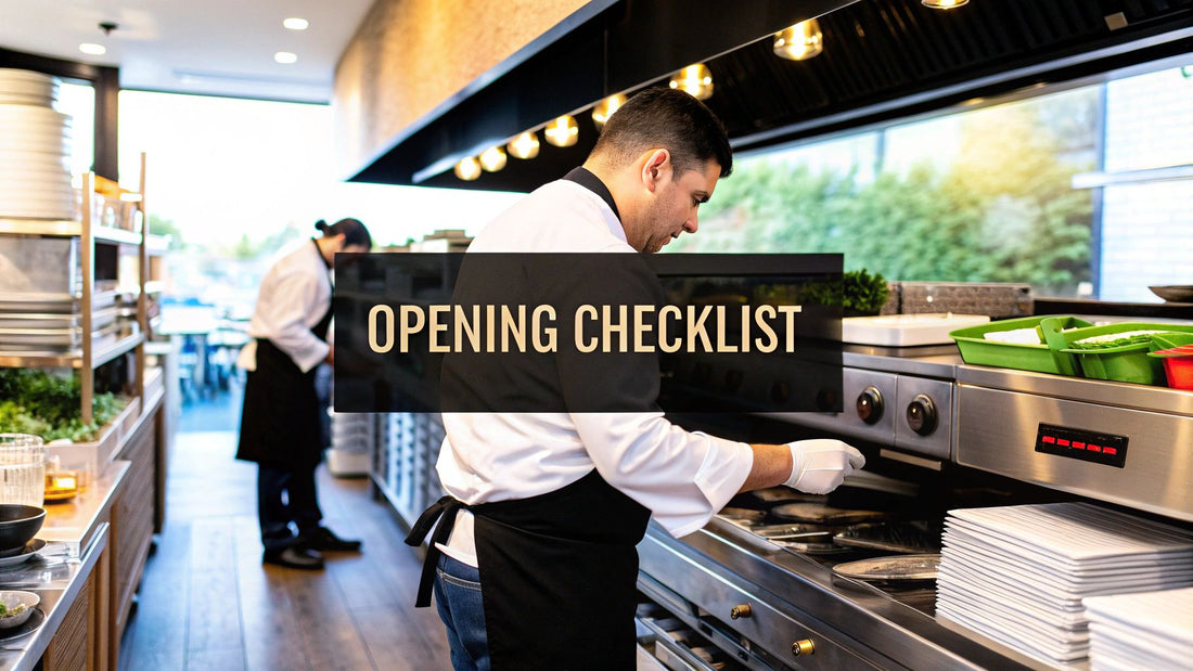 Opening Checklist Restaurant: Your Ultimate Guide to Success