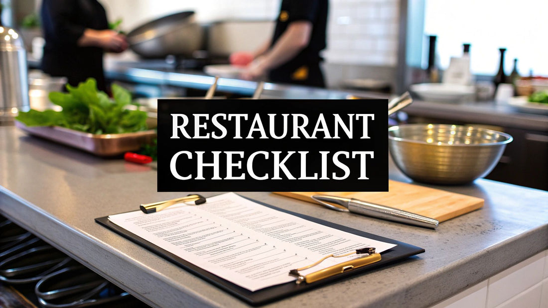 Your Ultimate Checklist for Opening a Restaurant in 2025
