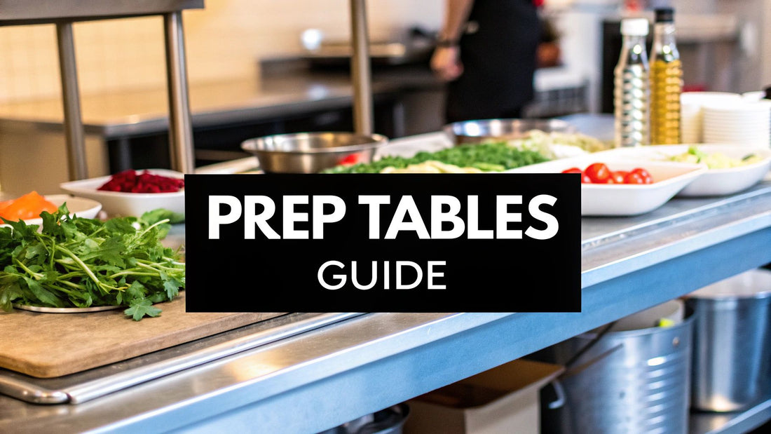 Prep Tables for Restaurant: The Ultimate Owner's Guide