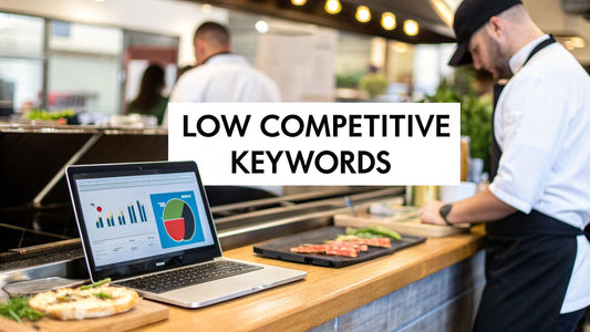 A Restaurant Supplier's Guide to Low Competitive Keywords