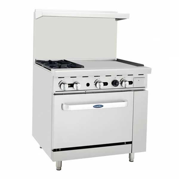 Atosa AGR-2B24GR-NG 36-inch Natural Gas Range