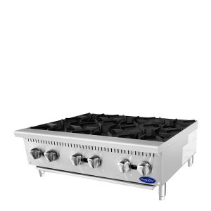 Atosa ACHP-6-LP 36 inch 6 Burner Propane Gas Hot Plate