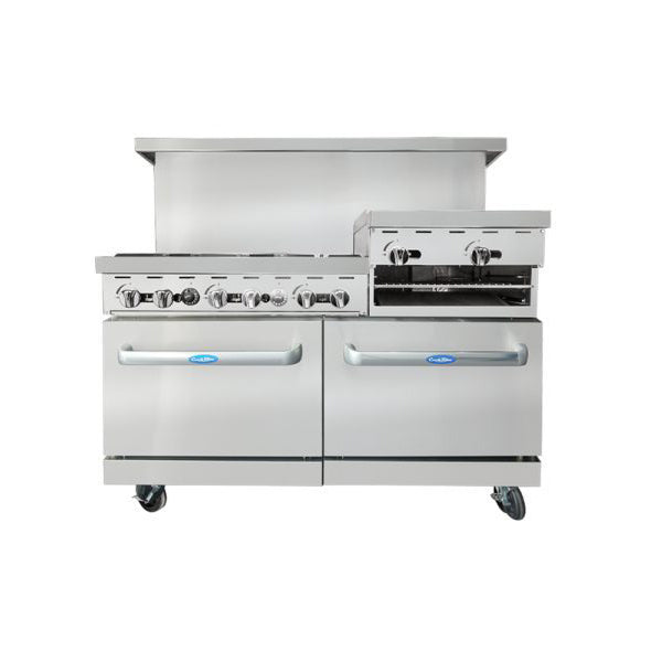 Atosa AGR-6B-24RGB 60 inch Range With Raised Griddle and Broiler