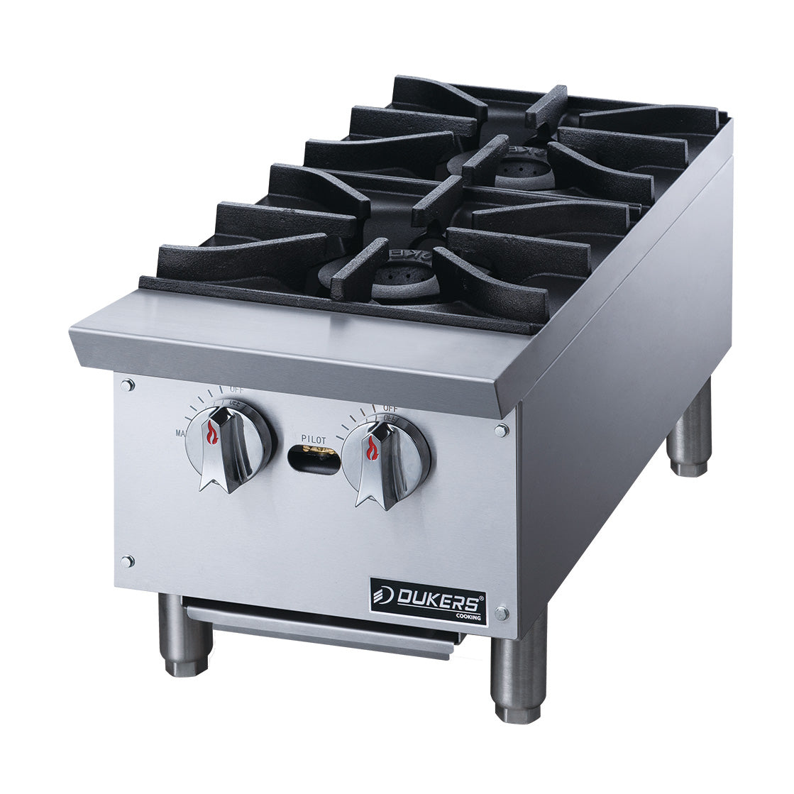 Dukers DCHPA12 Hot Plate with 2 Burners