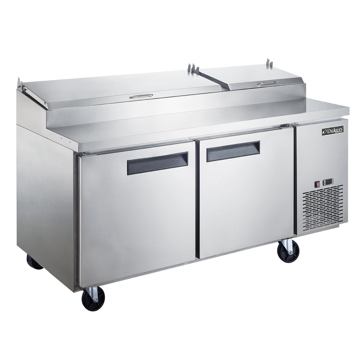 Dukers DPP70 17.5 2-Door Pizza Prep Table 